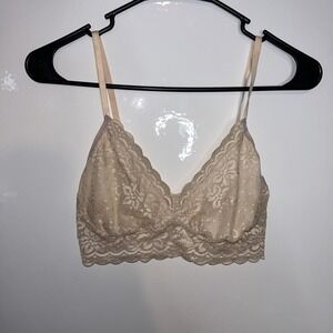 vintage VANITY FAIR sheer‎ LACE unlined cup B/C 36